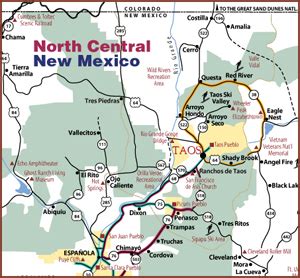 Map Of Northern New Mexico – Map Of The World