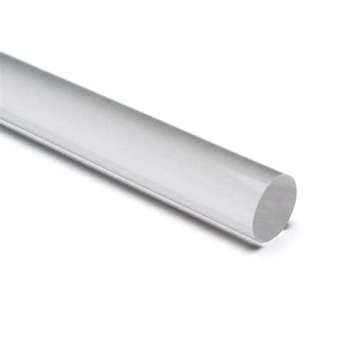 Clear Colorless Acrylic Round Rod – Canal Plastics Center