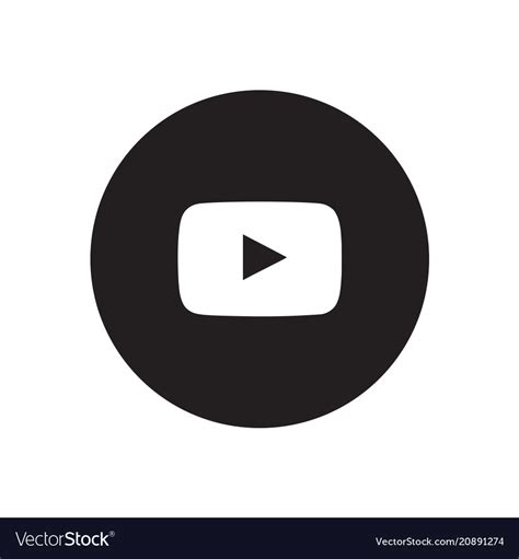 Youtube icon Royalty Free Vector Image - VectorStock