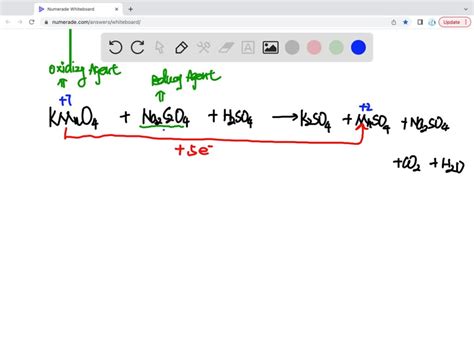 SOLVED:balance then find the show oxidation # oxidation and reduction ...