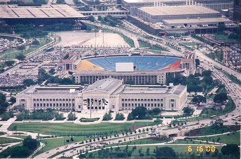 Old Soldier Field....Picture was taken from my office window 70th floor ...