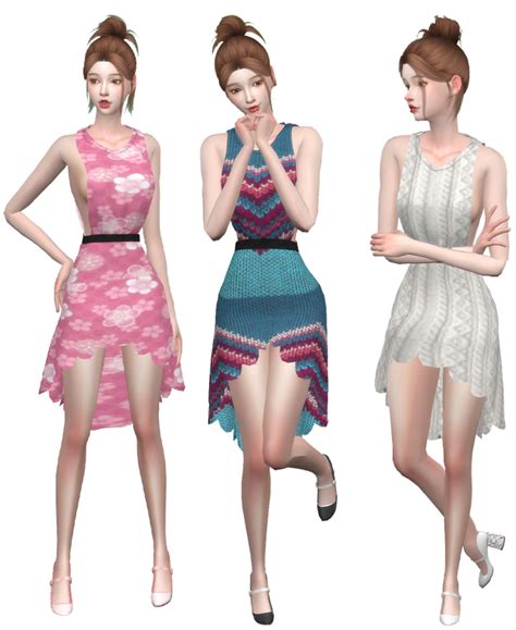 sims 4 Cool summer dress (adfly-sim file shate) | simjigi on Patreon | Summer dresses, Sims 4 ...