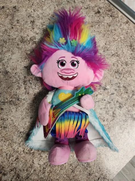 DREAMWORKS TROLLS WORLD Tour Singing & Dancing Poppy Plush Doll Tested ...