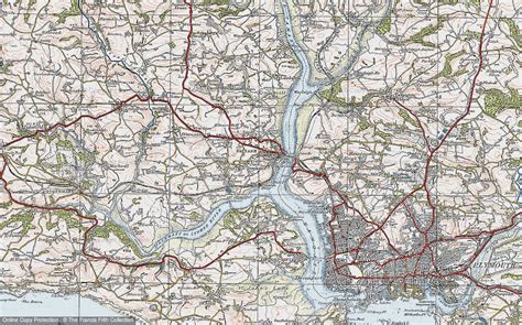 Historic Ordnance Survey Map of Saltash, 1919