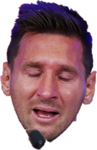 Lionel Messi crying head Blank Template - Imgflip