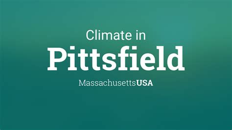 Climate & Weather Averages in Pittsfield, Massachusetts, USA