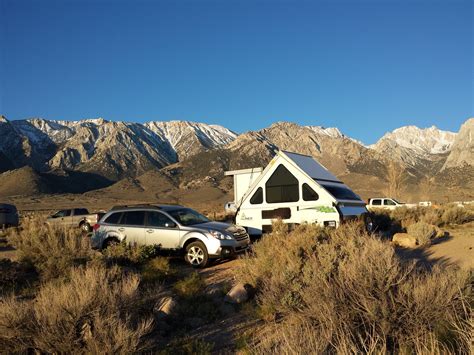 Camping with our Aliner at Alabama Hills near Lone Pine, CA | Popup ...