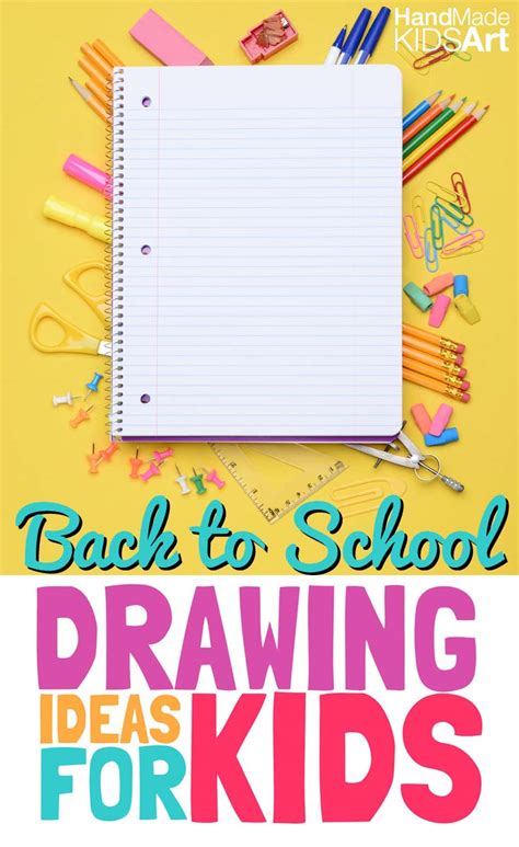 7 Creative Back to School Drawing Ideas for Kids - Innovation Kids Lab