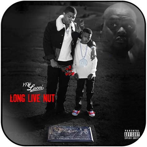 YFN Lucci Long Live Nut Album Cover Sticker