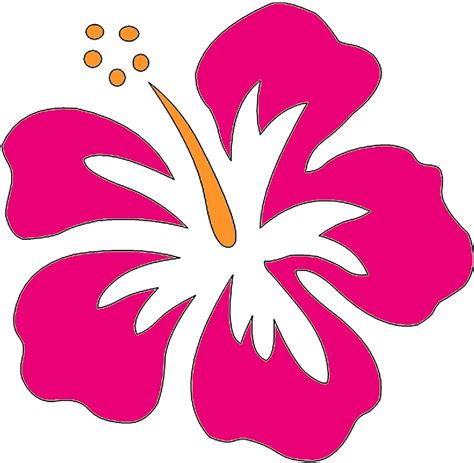 Hibiscus Flower Clipart - ClipArt Best