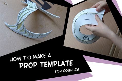 How to Make a Custom Prop Template for Any Cosplay (without software)