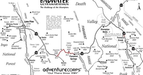 Badwater 135 Course Description | Badwater