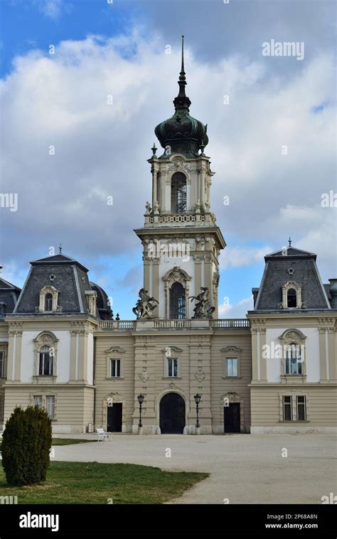 Festetics Palace in Keszthely, Hungary, vertical Stock Photo - Alamy