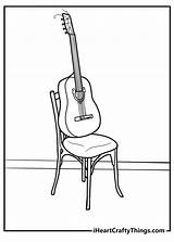 25 Free Guitar Coloring Pages For Kids sketch template