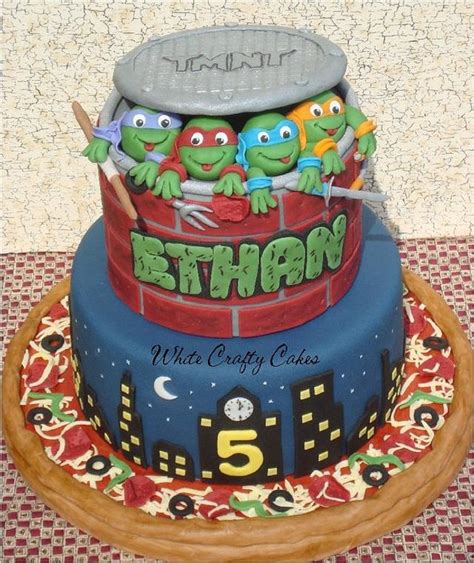 Ninja Turtles Cake - Decorated Cake by Toni (White Crafty - CakesDecor