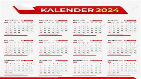 Kalender 2024 Lengkap Tips Menyambut Libur Sesuai Jadwal Tanggal Merah & Cuti Bersama Indonesia ...