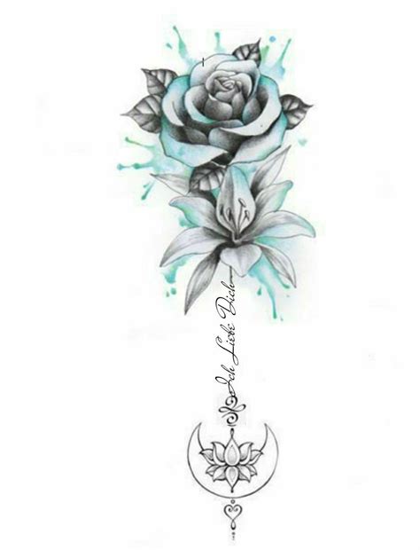 Pin by Rachel O'Leary on Tattoo Ideas | Watercolor rose tattoos, Flower tattoos, Unalome tattoo