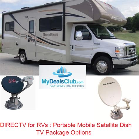 DIRECTV for RVs : Portable Mobile Satellite Dish TV Package Options - MyDealsClub.com