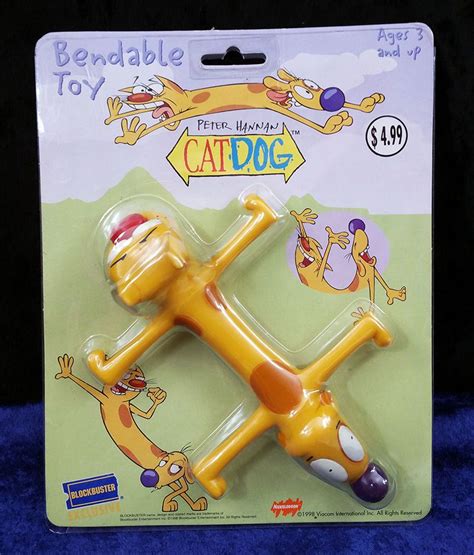 CatDog Bendable Toy Figurine Nickelodeon Applause Vintage 1998 Blockbuster | Nickelodeon ...