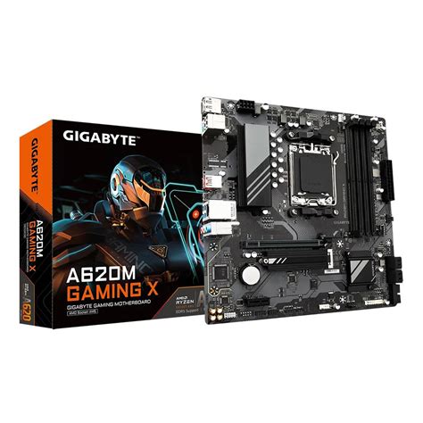 GIGABYTE A620M GAMING X A620 Soket AM5 DDR5 6400MHz (O.C.) M.2 mATX Anakart Uygun Fiyatları ile ...