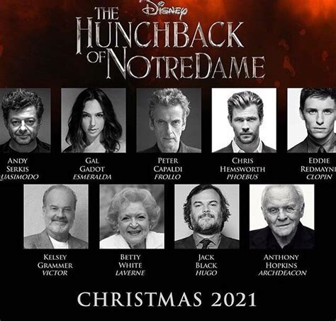 My Dream Cast for The Hunchback of Notre Dame Reboot! • HoND’s 23rd ...