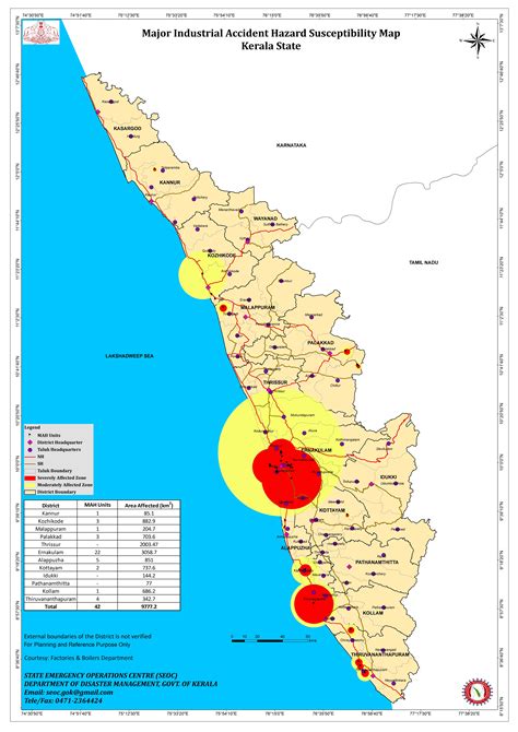 Flood Affected Areas In Kerala Map - Red Alert In 8 Dists As Kerala Reels Under Floods The Hindu ...