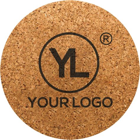 Promotional Round Cork Coasters with Custom Logo for $0.335 Ea.