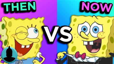 SpongeBob SquarePants - Then VS. Now - Evolution of SpongeBob (Tooned Up S3 E15) - YouTube