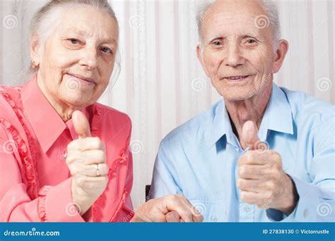 Smiling elderly couple stock photo. Image of laugh, happy - 27838130