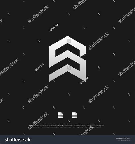 Letter S Monogram Logo Design Vector Stock Vector (Royalty Free ...