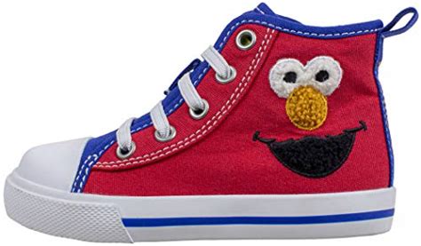 SAVE 30% on Sesame Street Elmo Hi-Top Sneakers (For Toddlers & Kids)