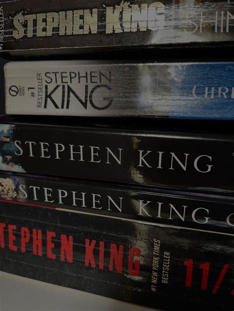 stephen king books in 2023 | Stephen king books, Scary books, Book ...