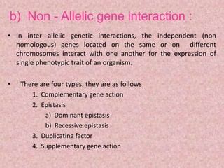 Interaction of genes | PPT