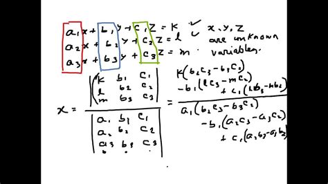 Solving Simultaneous Equations By Determinant Method - Tessshebaylo