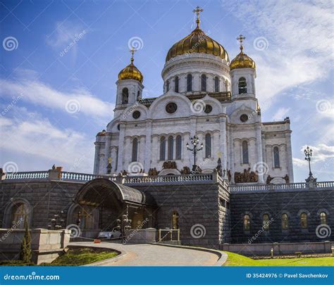 Cathedral of Christ the Saviour, Moscow Stock Photo - Image of holy, church: 35424976