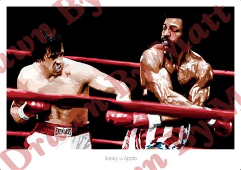 Rocky vs Apollo – Drawn By Matt