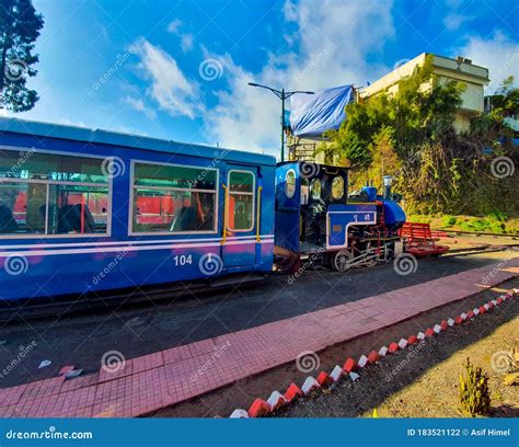 Famous Darjeeling Toy Train at the Ghoom Train Station, Darjeeling ...