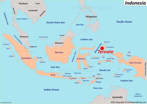 Ternate Map | Indonesia | Detailed Maps of Ternate Island And Ternate City