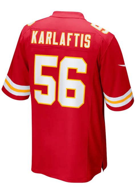 George Karlaftis Kansas City Chiefs HOME Jersey - RED