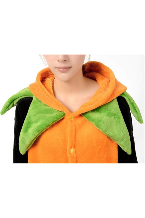 Jack-O-Lantern Onesie Halloween Squash Costume - 4kigurumi.com