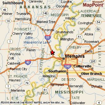 Marion, Arkansas Area Map & More