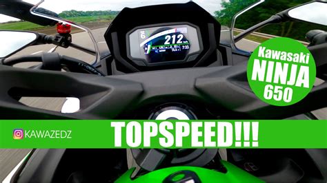 KAWASAKI Ninja 650 - TOP SPEED - YouTube