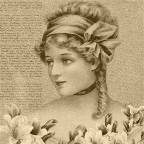 Vintage Victorian Lady Collage Art Free Stock Photo - Public Domain Pictures