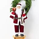 Christmas Figurines - Christmas Wishes Traditional Santa With List 90cm