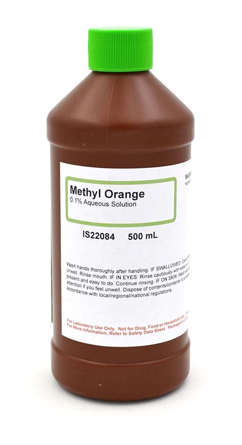 Methyl Orange Solution 500ml | Masiye Labs