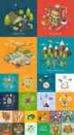 Specific touristic activities vector banners