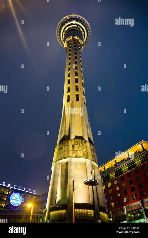 Sky Tower in Auckland, New Zealand Stock Photo - Alamy
