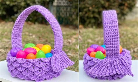 Mermaid Easter Basket - Crochet Pattern ~ Crafty Kitty Crochet