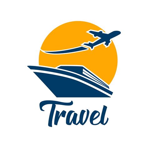 travel tourism logo isolated on white background 511437 Vector Art at Vecteezy