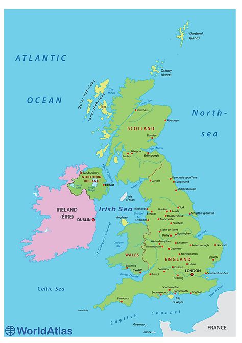 Irish Sea - WorldAtlas